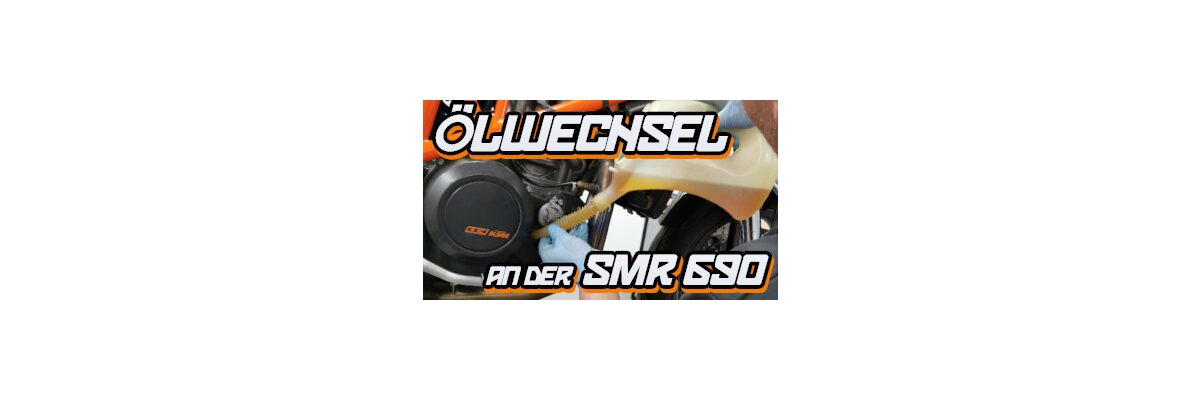 Ölwechsel an der KTM SMR 690 - Steve zeigt euch, wie es geht! - Ölwechsel an der KTM SMR 690 - Steve zeigt euch, wie es geht!