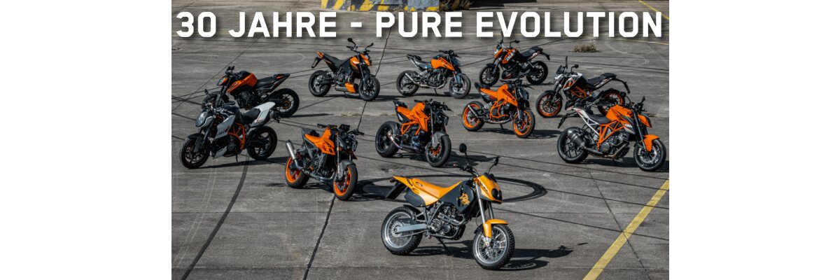 KTM DUKE - 30 JAHRE REINES, NAKED MOTORRADFAHREN - KTM DUKE - 30 JAHRE REINES, NAKED MOTORRADFAHREN