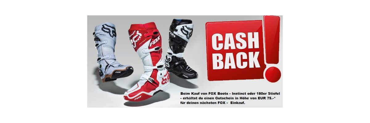 Fox Racing - 75€ Gutschein - Fox Racing - 75€ Gutschein