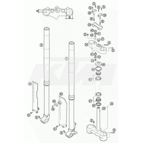 KTM OEM Ersatzteil 0518W714RS