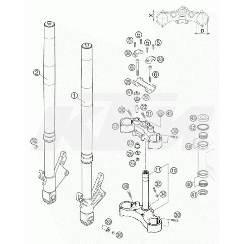 KTM OEM Ersatzteil 0518Y738LS