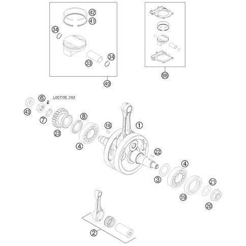 Wellendichtring 30x42x4 B10F