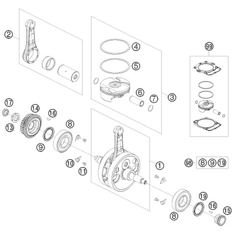 KW REP. KIT 400-530 EXC 09-11