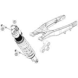 MONOSHOCK LINK 250 SX/SX-F12