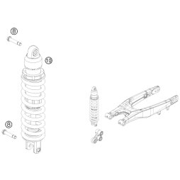 MONOSHOCK LINK 250 SX   2013