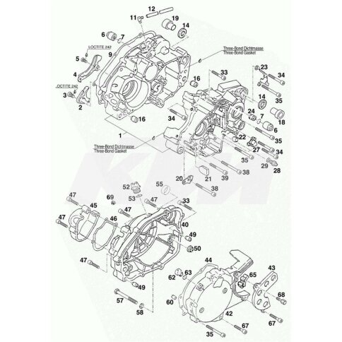 KTM OEM Ersatzteil 44909060