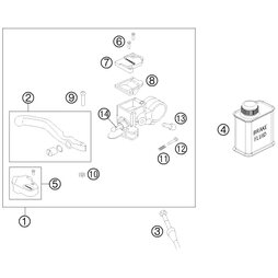 BREMSSCHL.VO. 50SX MINI