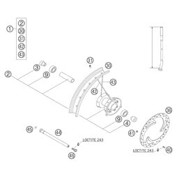 SPEICHE M3,5X145MM