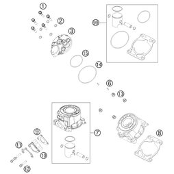 Zylinderfussdichtung 0,2mm