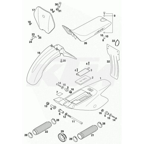 KTM OEM Ersatzteil 49106826000