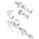 KOLBENRINGE KPL. D=56,5MM