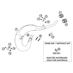 AUSPUFF DW,NICKEL KTM5232000