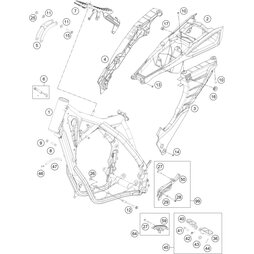 Motorstrebe 250 EXC