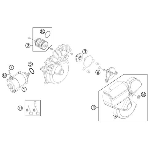 E-STARTERMOTOR KPL.       07