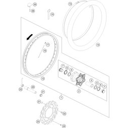 Bremsscheibe vorne D=300x4.3mm