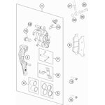 Bremsleitung vorne L=1240mm