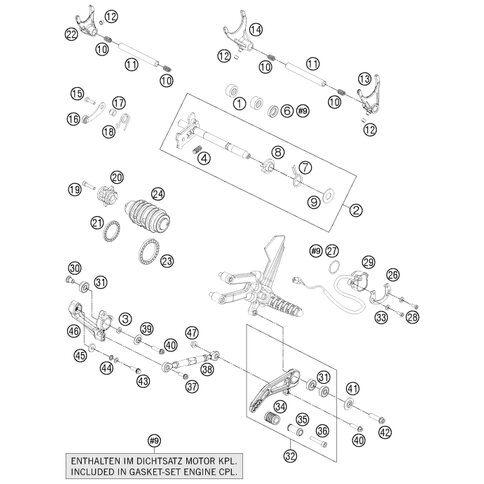 Halteblech für Gangsensor