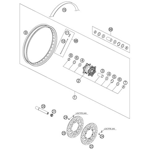 FELGENBAND 21 28/ 2MM      03