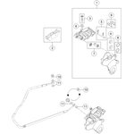 Haltebleche Garn.hi. BREMBO 03