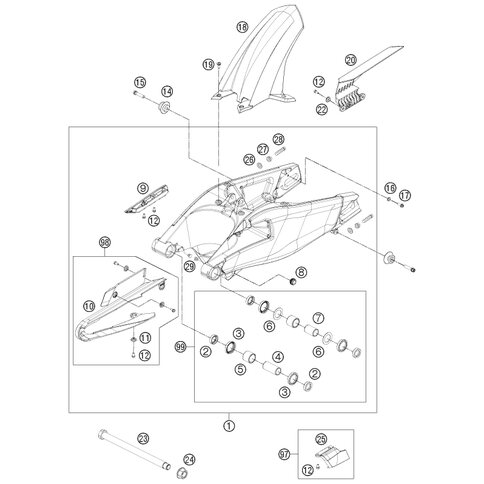 Sonderschraube M8x35 ISA45