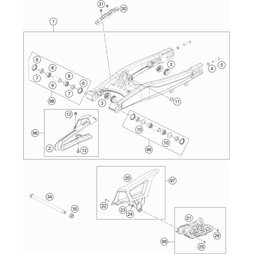 Bremsschlauchführung