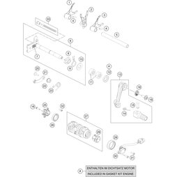 Schaltg. f. Schieberad 5