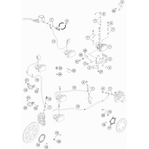 Druckmodulator befüllt