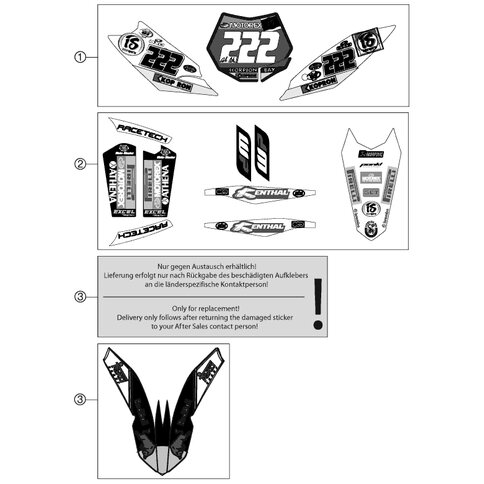 AUFKLEBER-SET ROCZ/CAIROLI  12