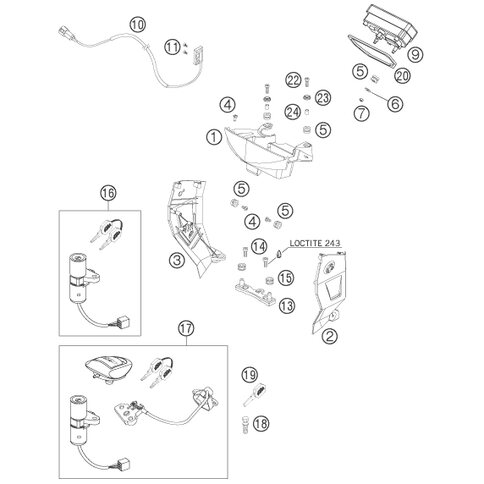 MASKENHALTERUNG LINKS       05