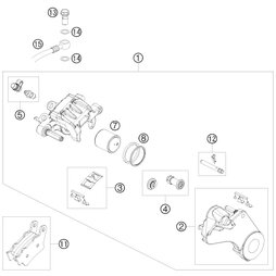 BREMSLEITUNG HINTEN 805MM