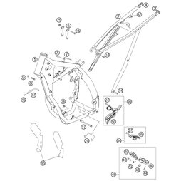 MOTORSTREBE 450 SX-F        07