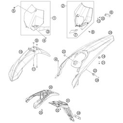 BREMSSCHLAUCHFÜRHUNG WEISS