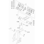 Bolzen Zugstangenlagerung M14