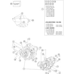 DICHTUNGSSATZ MOTOR 350  SX-F