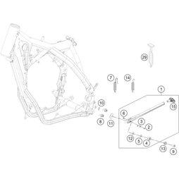 Federhalteblech f. SST 2008