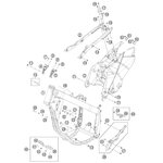 Distanzbuchse Motor/ Rahmen