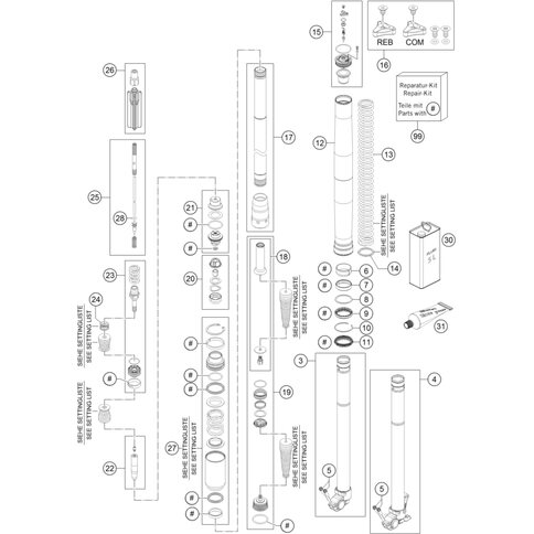 FEDER D43,8 L465 4,2N/MM SET