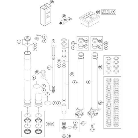 FEDER 4,6 N/MM SET