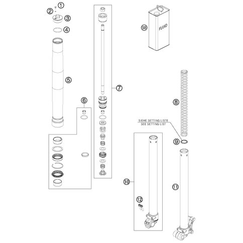 Reparaturkit 50/65 SX 2012