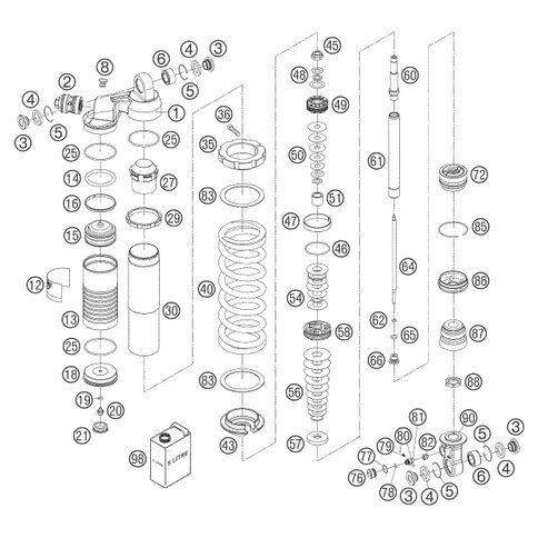 GEWINDEKOLBENSTANGE D=13,5