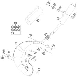 AUSPUFFKRÜMMER 65 SX