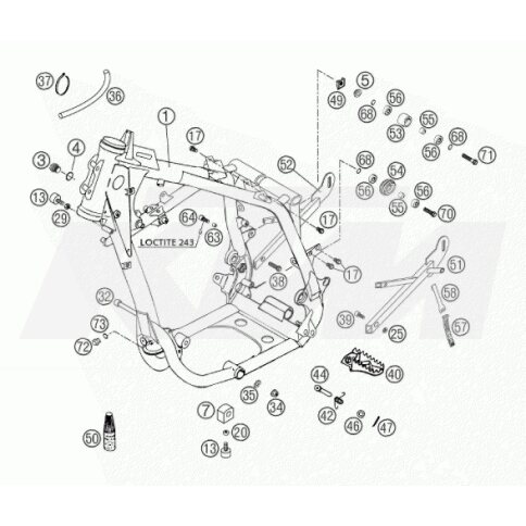 KTM OEM Ersatzteil 58503002310