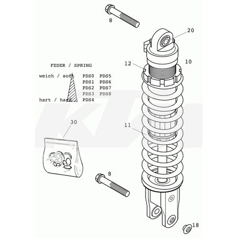 KTM OEM Ersatzteil 91210013