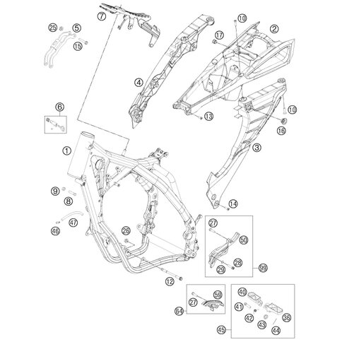 MOTORSTREBE 125 SX          11