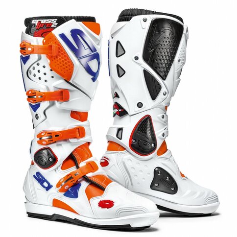 Sidi Crossfire Stiefel 2 weiss-orange