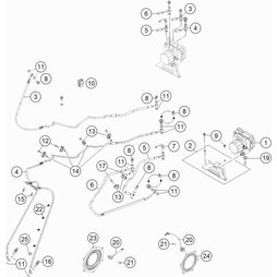 Bremsleitung Bremszange hinten