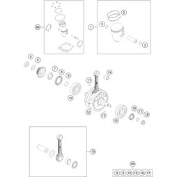 KW REP. KIT 250-300SX/EXC11-15