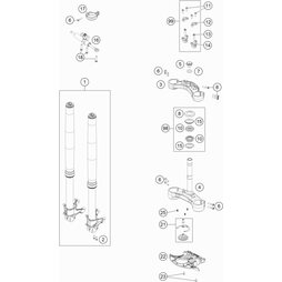 LENKERAUFNAHME KIT ADV. 1190