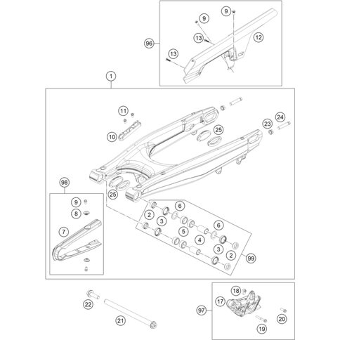 KETTENGLEITSCHUTZ KIT 08-14