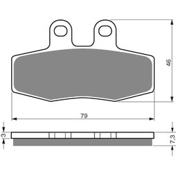 Goldfren Bremsbeläge 010 S3 Sintermetall